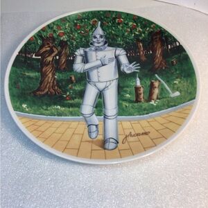 Knowles Tin Man Decorative Plate Wizard of Oz